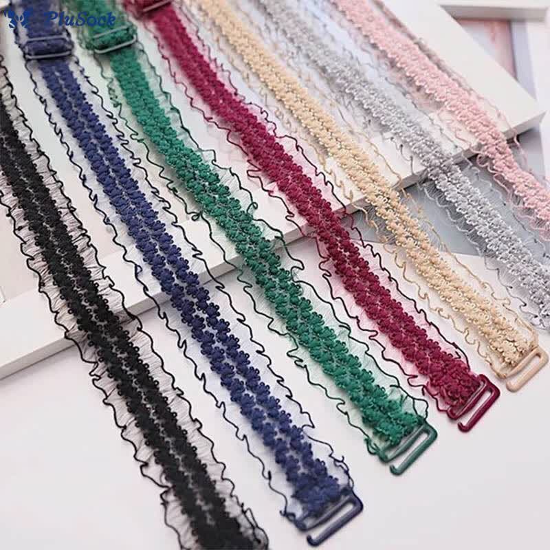 Sexy Adjustable Lace Bra Strap(6 Pairs)