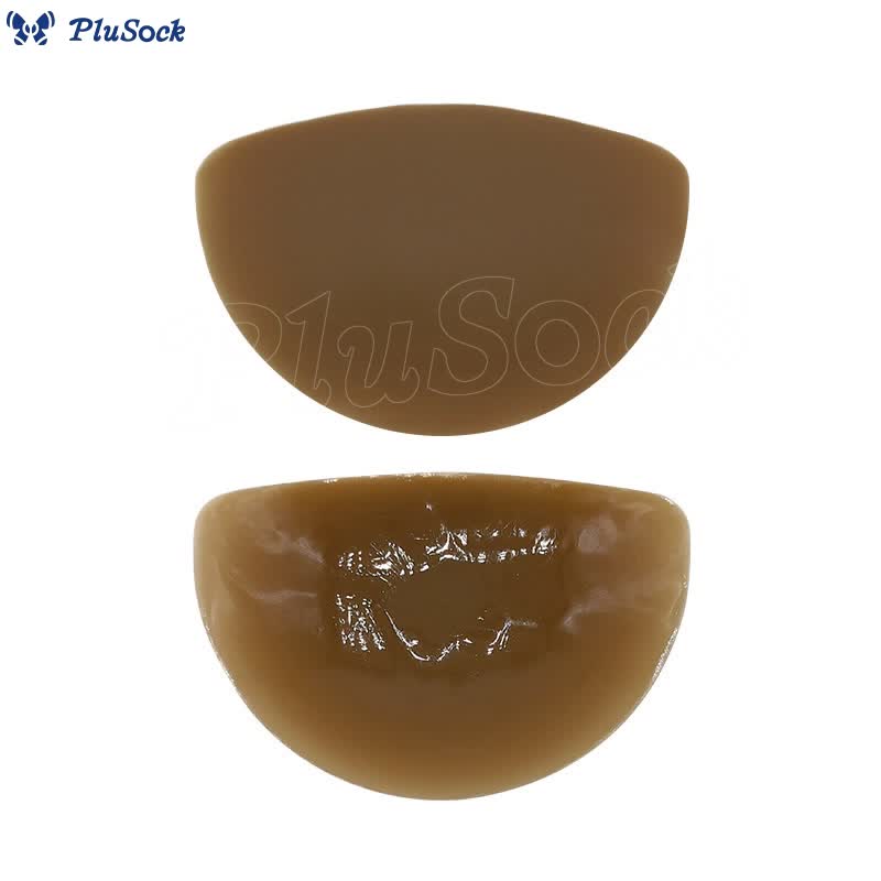 Semi-circular Solid Silicone Nipple Cover(2 Pairs)