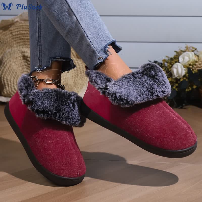 Plusock Plus Size  Comfort Non Slip Slippers