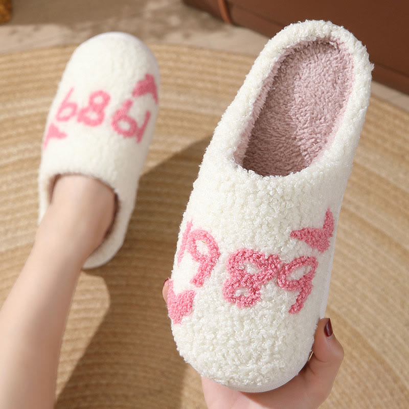 Plus Size Number Slippers