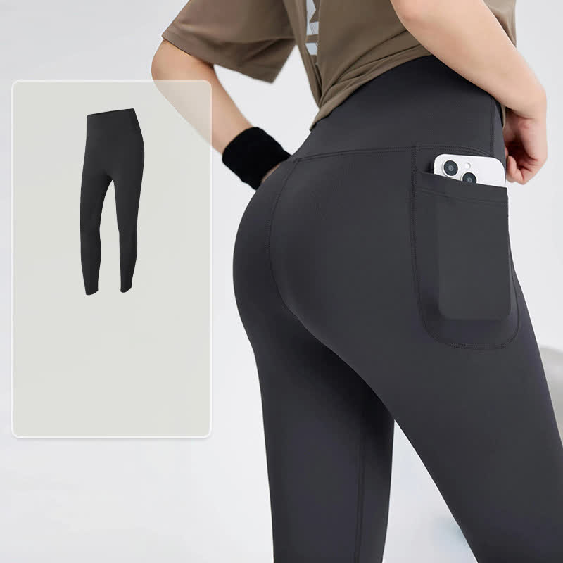 Plusock Plus Size High Waist Mesh Stitching Yoga Legging - Black - 4XL - image 8