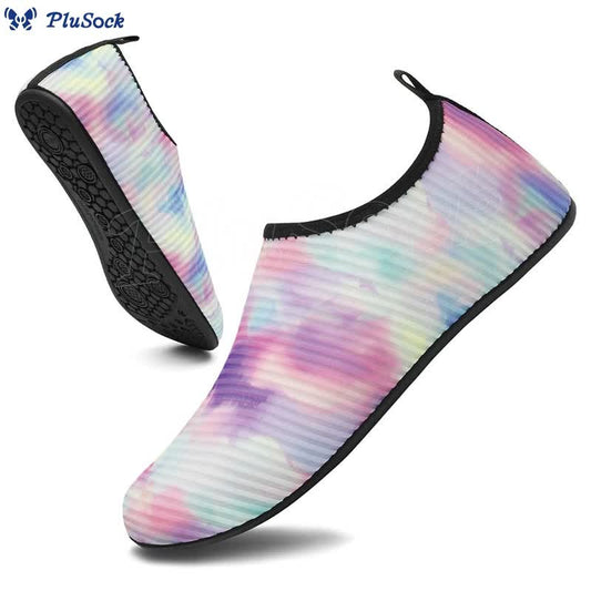Plusock Plus Size Tie Dye Slippers