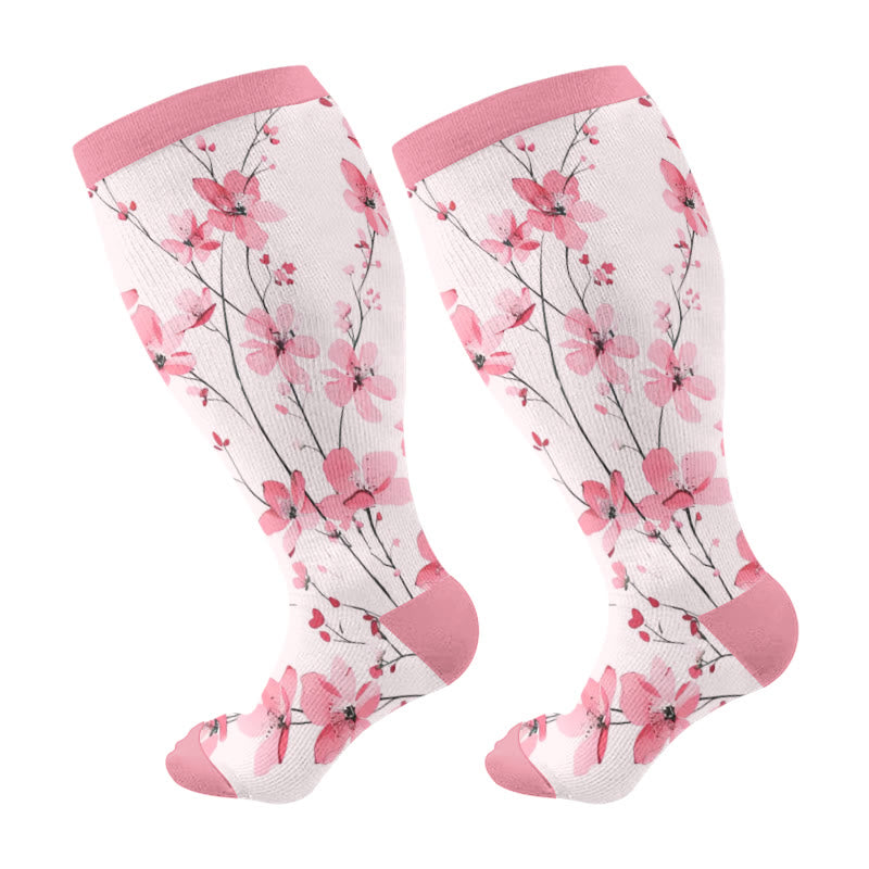 Plus Size Blossom Compression Socks - image 6