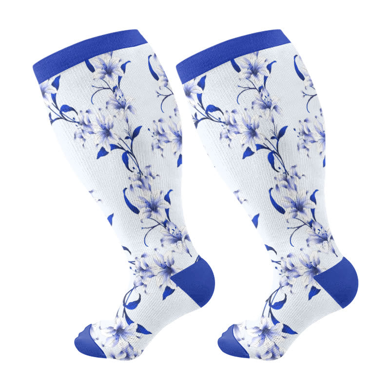Plus Size Blossom Compression Socks - image 4