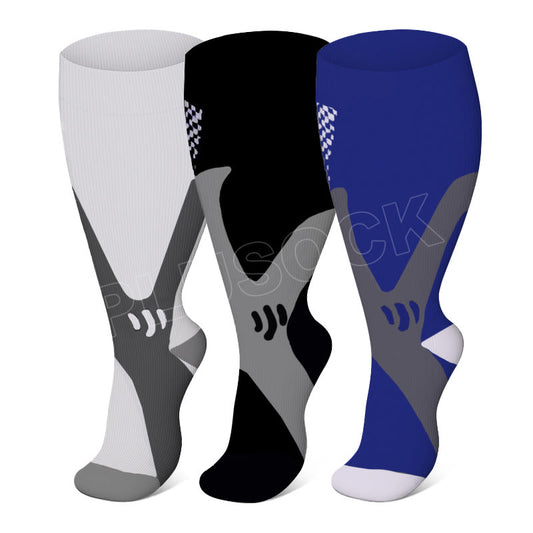 Plusock Plus Size Sport Compression Socks