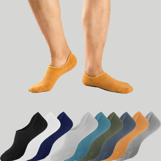 Plusock Plus Size New Trend No Show Socks(5 Pairs)