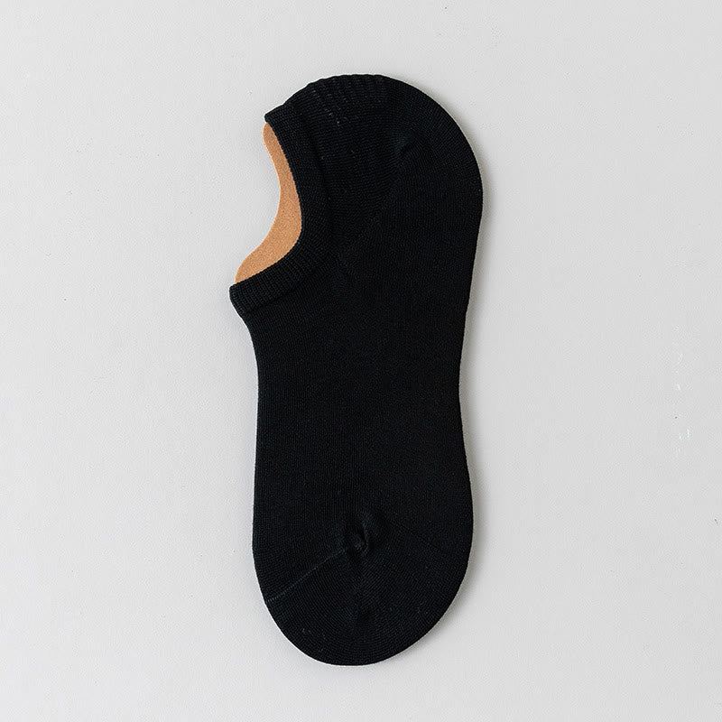 Plus Size Mesh Soft Cotton No Show Socks(5 Pairs)