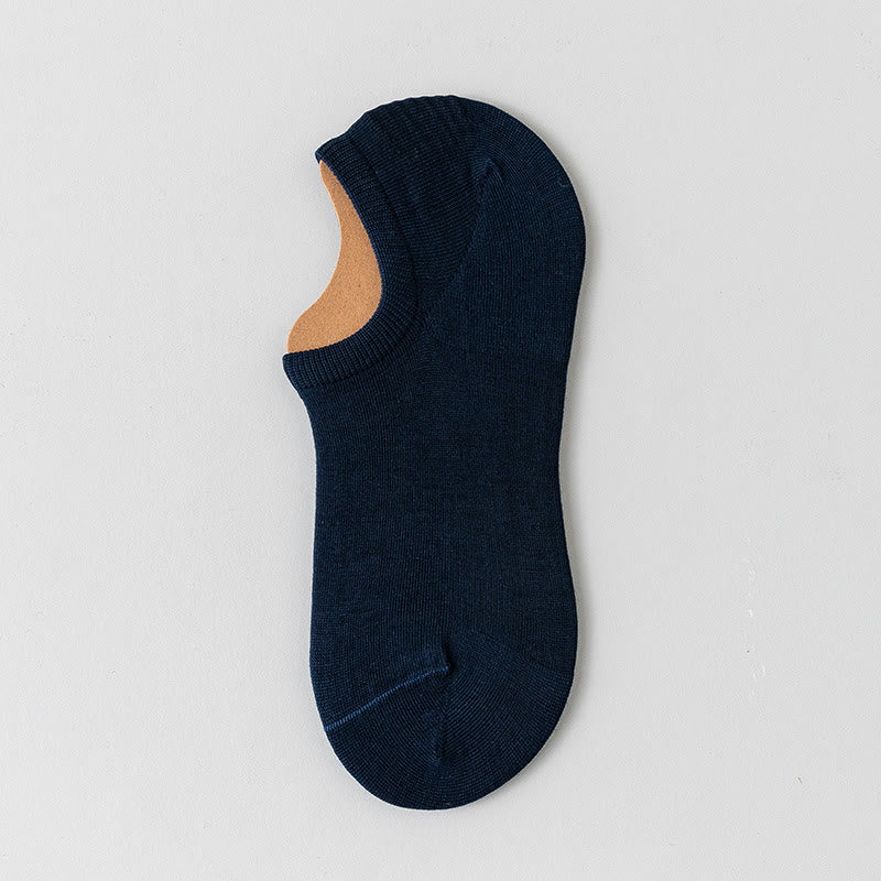 Plus Size Mesh Soft Cotton No Show Socks(5 Pairs)