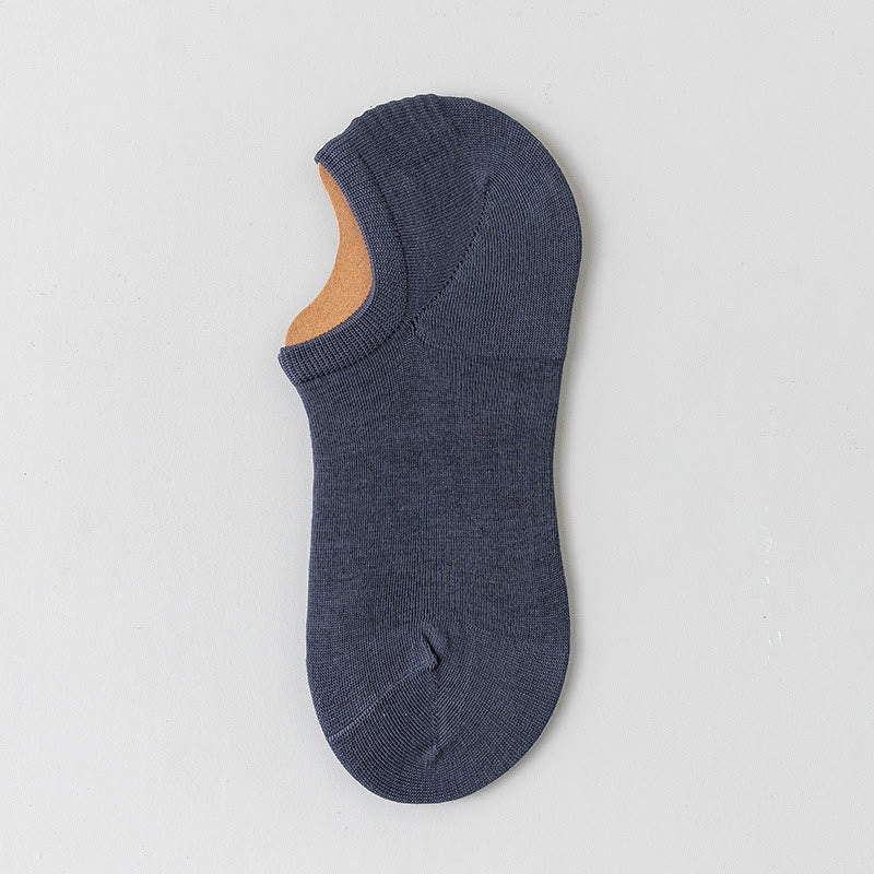 Plus Size Mesh Soft Cotton No Show Socks(5 Pairs)