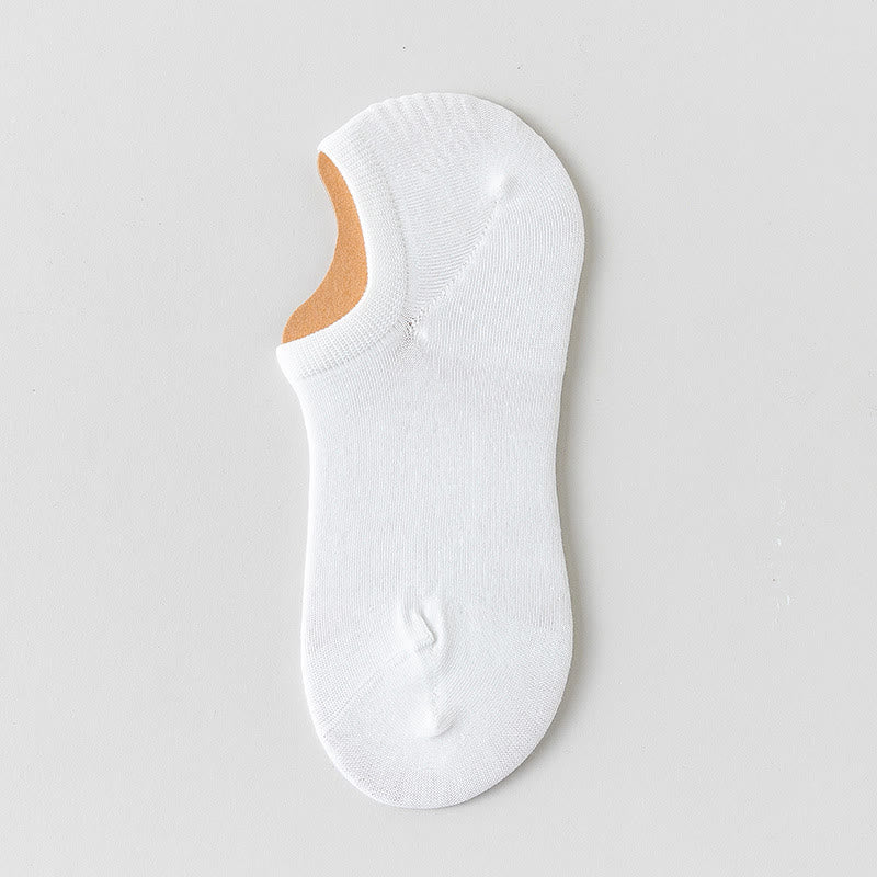 Plus Size Mesh Soft Cotton No Show Socks(5 Pairs)