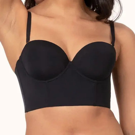 Plusock Strapless Convertible Backless Underwire Bra