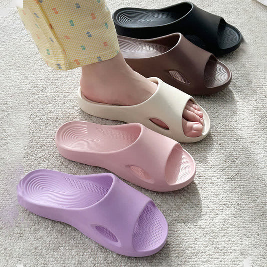 Plusock Solid Color Arch Support Non-Slip EVA Bathroom Slides