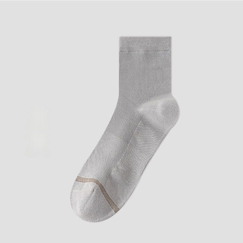 Plus Size Business Style Quarter Socks(5 Pairs)