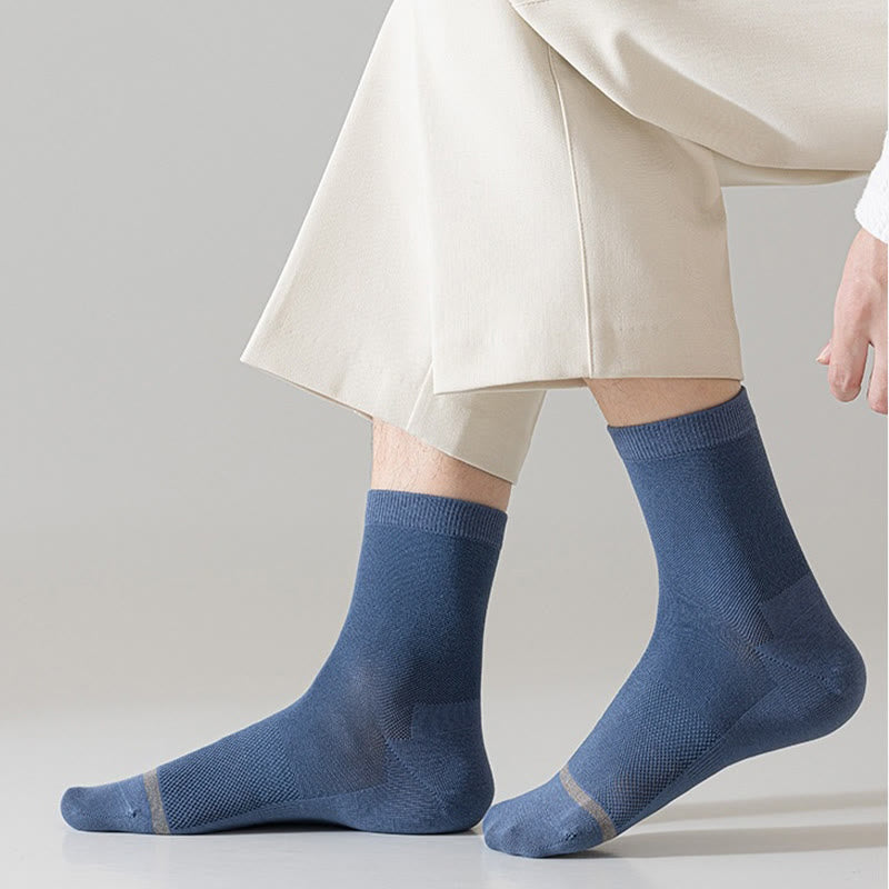 Plus Size Business Style Quarter Socks(5 Pairs)