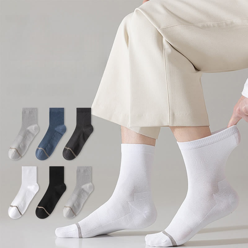 Plus Size Business Style Quarter Socks(5 Pairs)