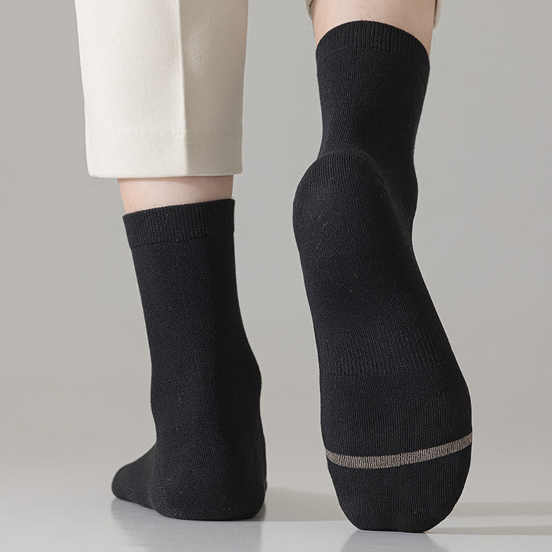 Plus Size Business Style Quarter Socks(5 Pairs)