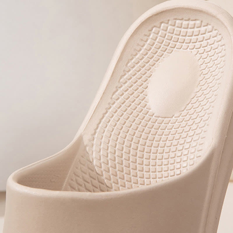 Solid Color Thick Sole Home EVA Slides
