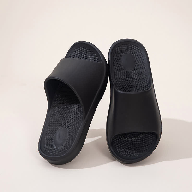 Solid Color Thick Sole Home EVA Slides