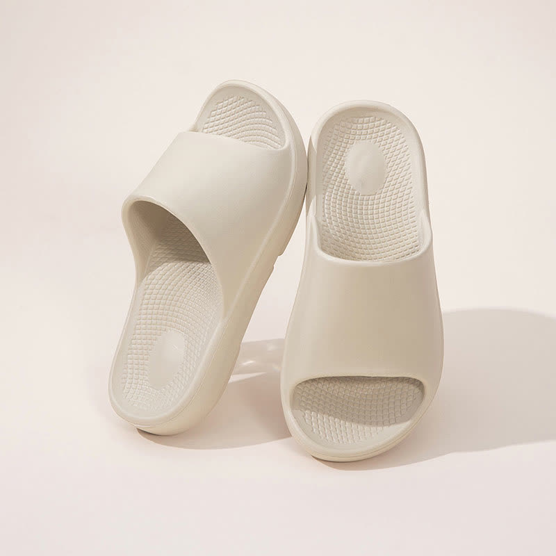 Solid Color Thick Sole Home EVA Slides