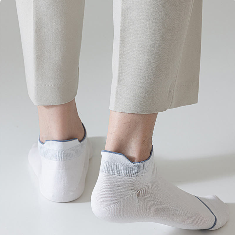 Plus Size Antimicrobial Ankle Socks(5 Pairs)