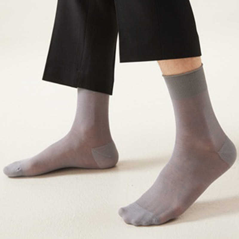 Plus Size Transparent Quarter Socks(5 Pairs)
