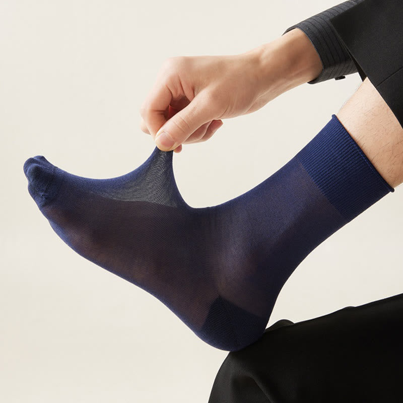 Plus Size Transparent Quarter Socks(5 Pairs)