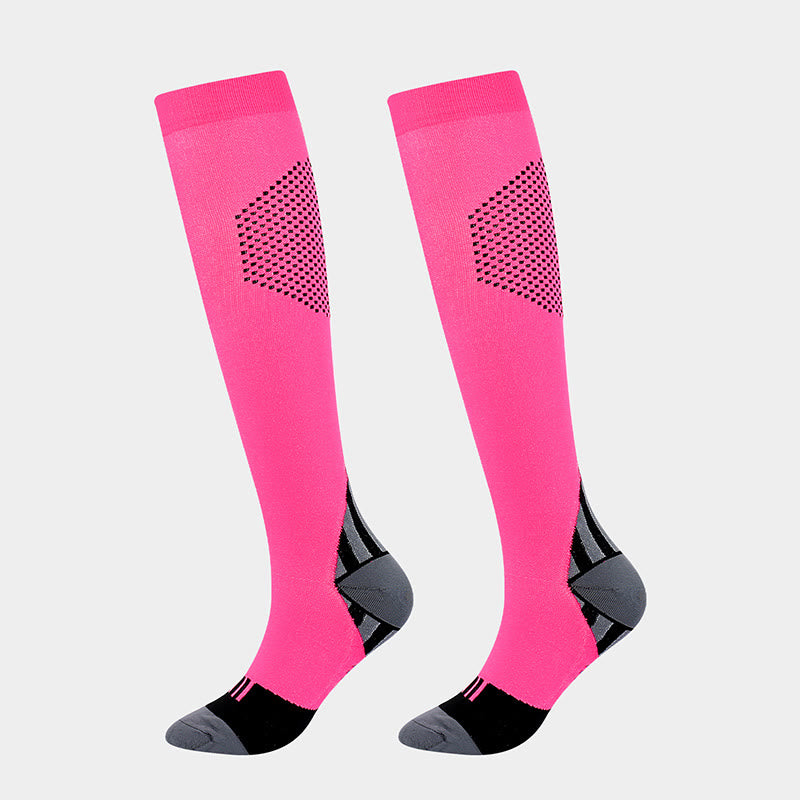 Honeycomb Color Matching Compression Socks(4 Pairs)