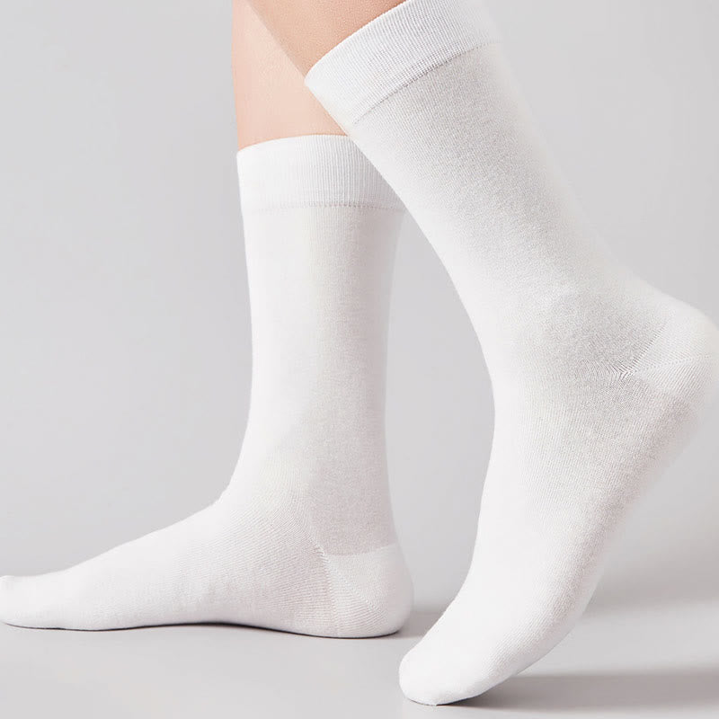 Plus Size Stylish Cotton Quarter Socks(5 Pairs)