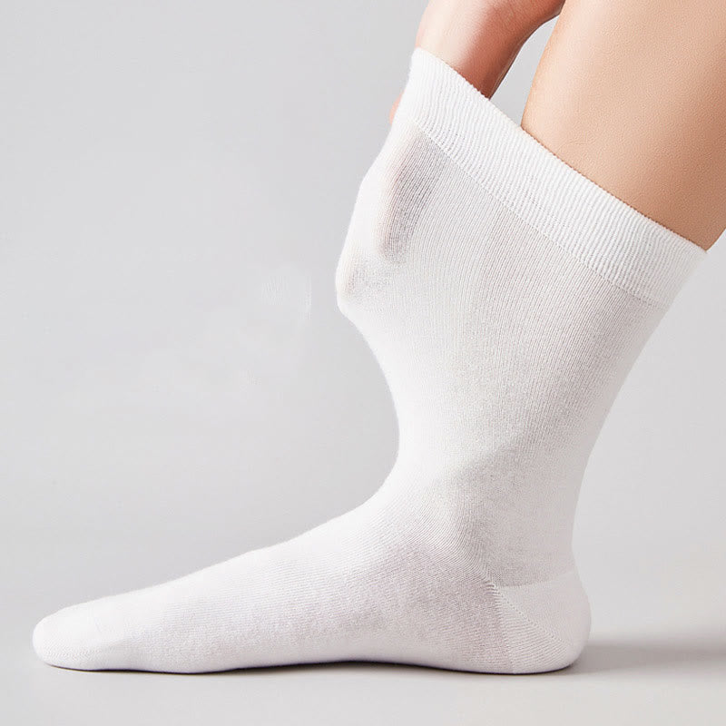 Plus Size Stylish Cotton Quarter Socks(5 Pairs)