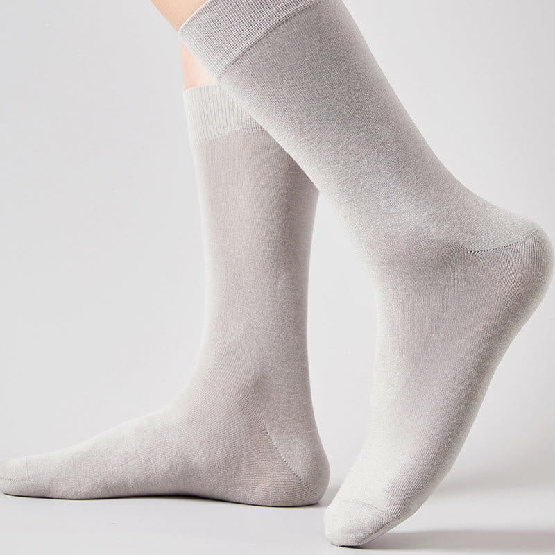 Plus Size Stylish Cotton Quarter Socks(5 Pairs)