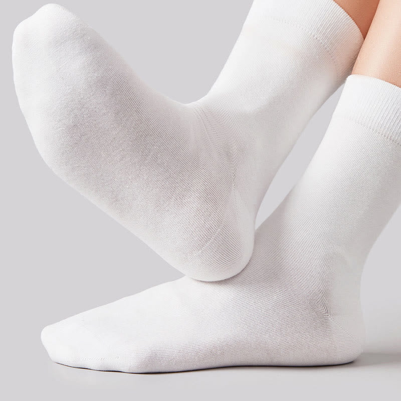 Plus Size Stylish Cotton Quarter Socks(5 Pairs)