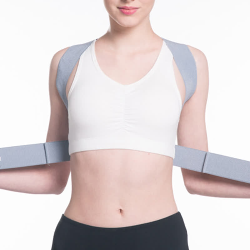 Gray Invisible Hunchback Corrective Posture Belt