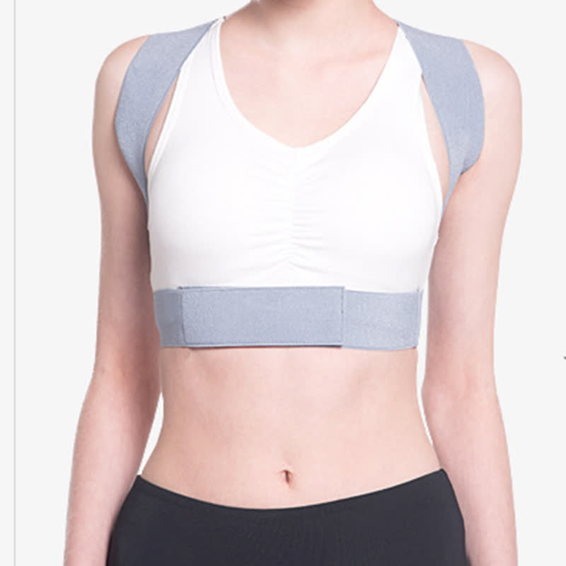 Gray Invisible Hunchback Corrective Posture Belt