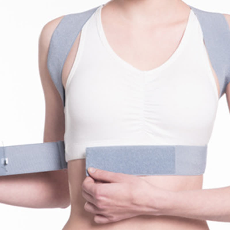 Gray Invisible Hunchback Corrective Posture Belt
