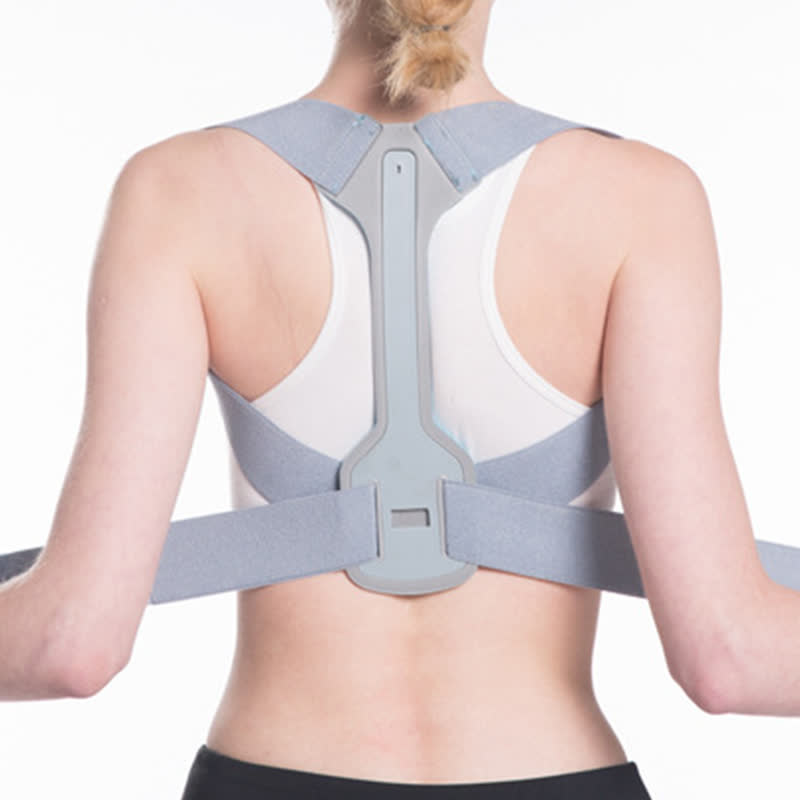 Gray Invisible Hunchback Corrective Posture Belt