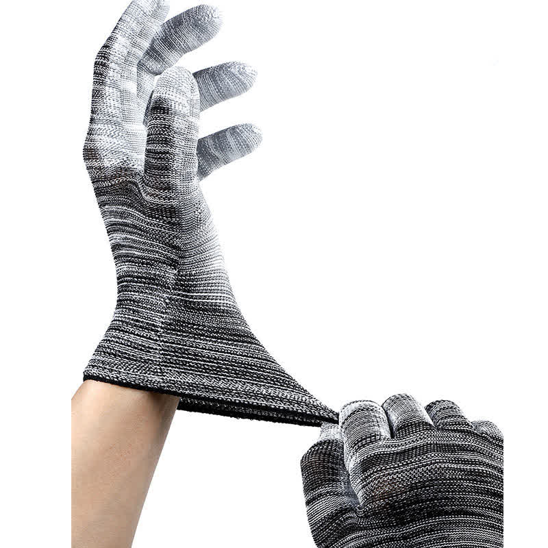 Striped Wear-resistant Non-slip Protective Work Gloves(24 Pairs)