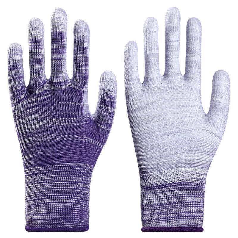 Striped Wear-resistant Non-slip Protective Work Gloves(24 Pairs)