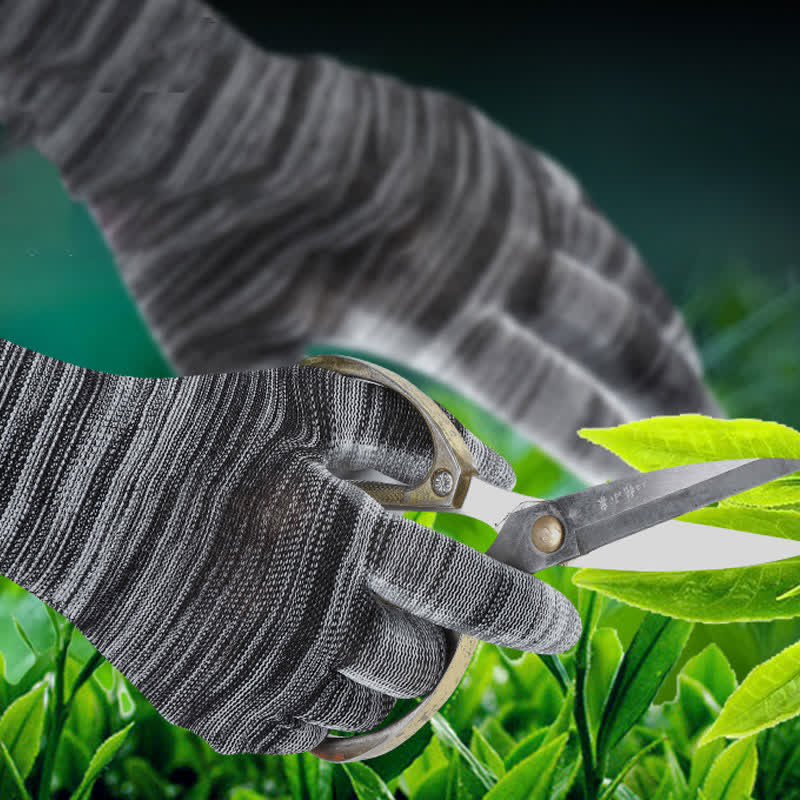 Striped Wear-resistant Non-slip Protective Work Gloves(24 Pairs)