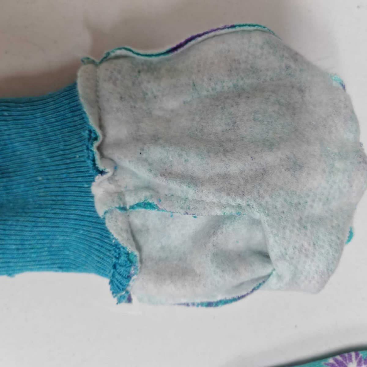 Floral Print Knitted Garden Gloves(3 Pairs)