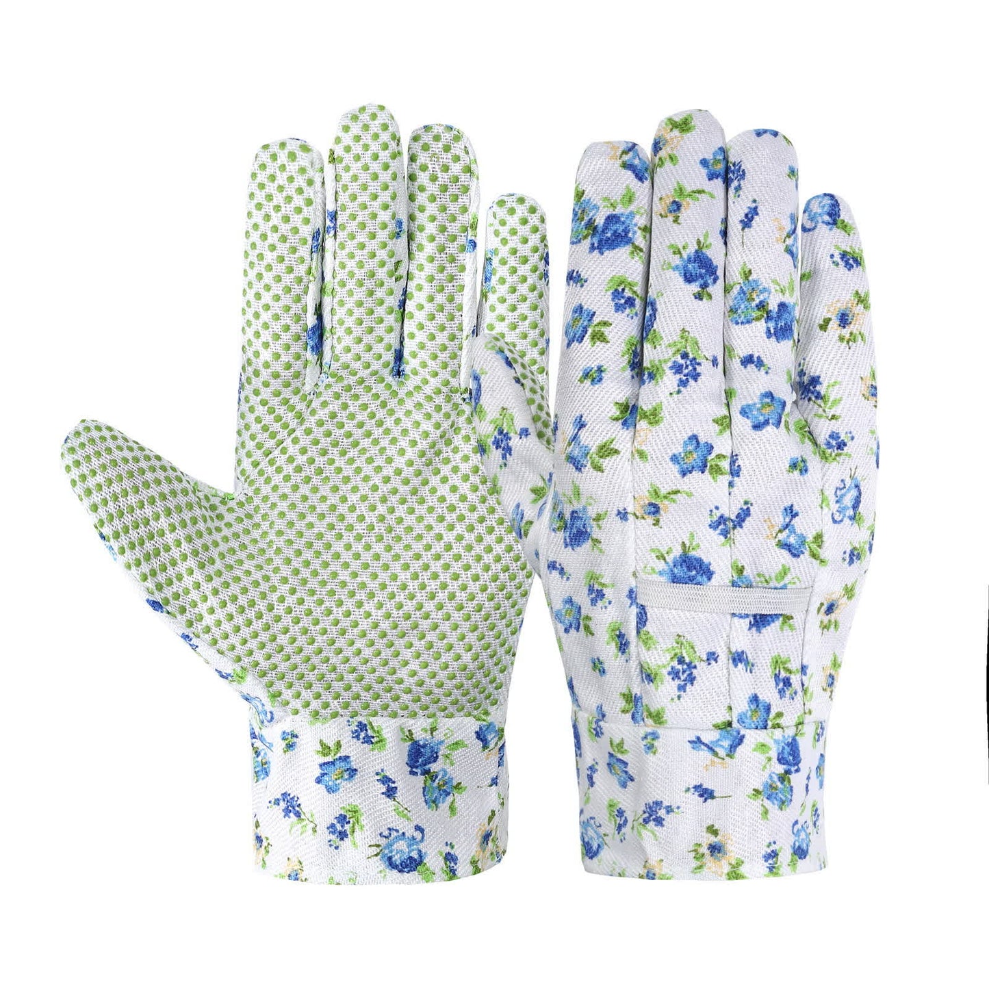 Elegant Floral Print Garden Gloves(3 Pairs)