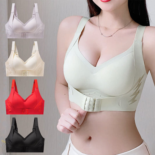 Plusock Adjustable Front Closure Wireless Lift Bra