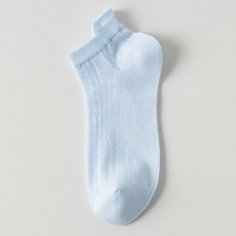 Plusock High Elastic Candy Color Ankle Socks(9 Pairs)