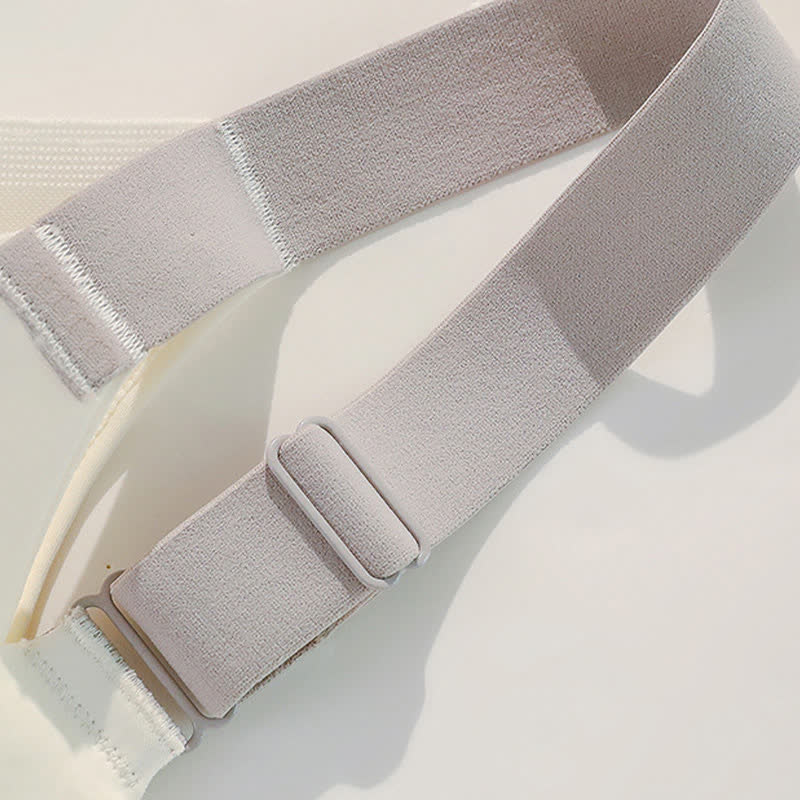 Plus Size Color-Blocked Breathable Wireless Bra