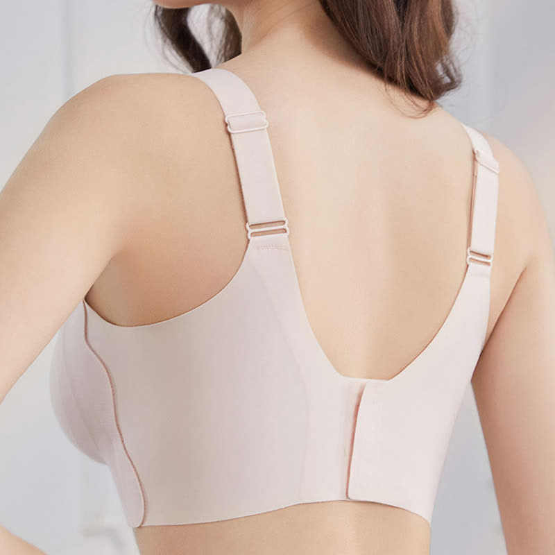 Lightweight Solid Color Wireless Nursing Bra