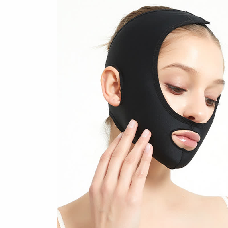 Post Surgery Elastic Facial Lifting Compression Headgear