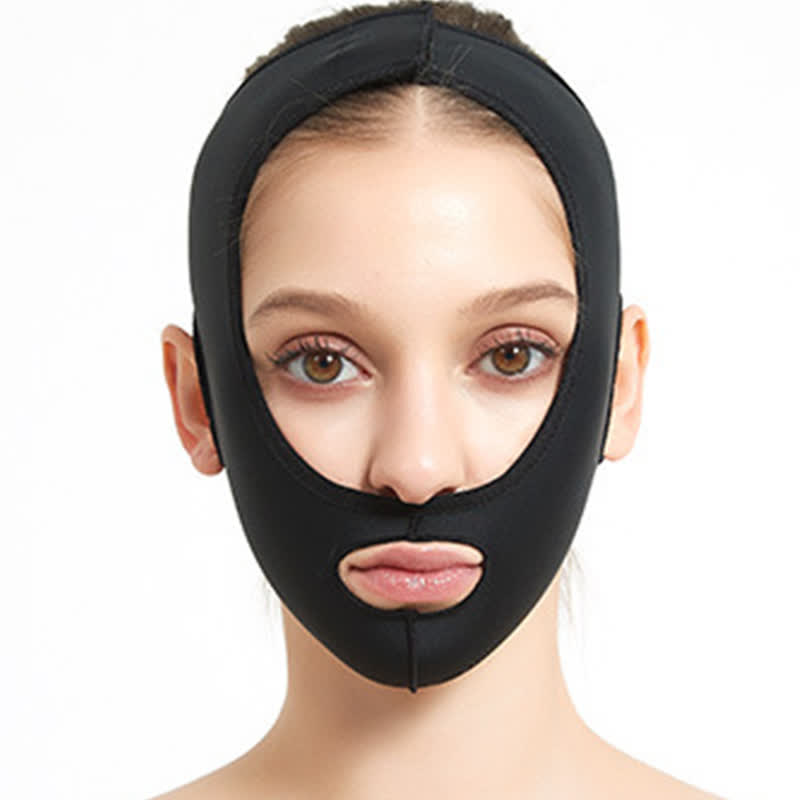 Post Surgery Elastic Facial Lifting Compression Headgear