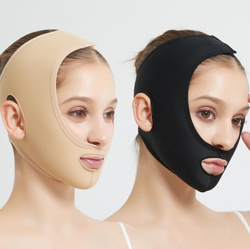 Post Surgery Elastic Facial Lifting Compression Headgear