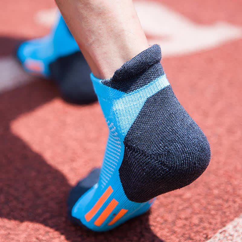 Color-Block Sports Compression Ankle Socks(5 Pairs)