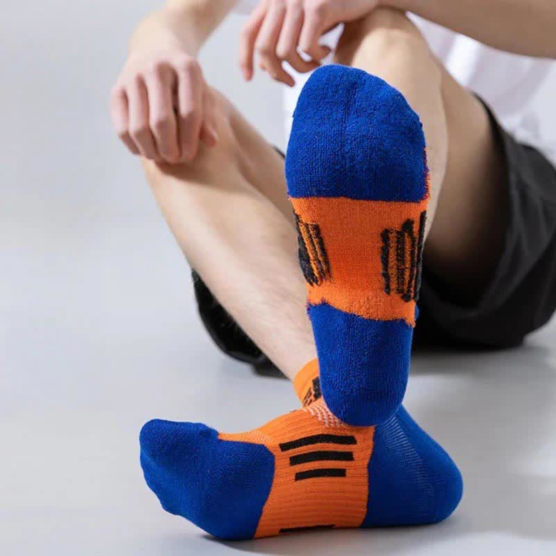 Color-Block Sports Compression Ankle Socks(5 Pairs)