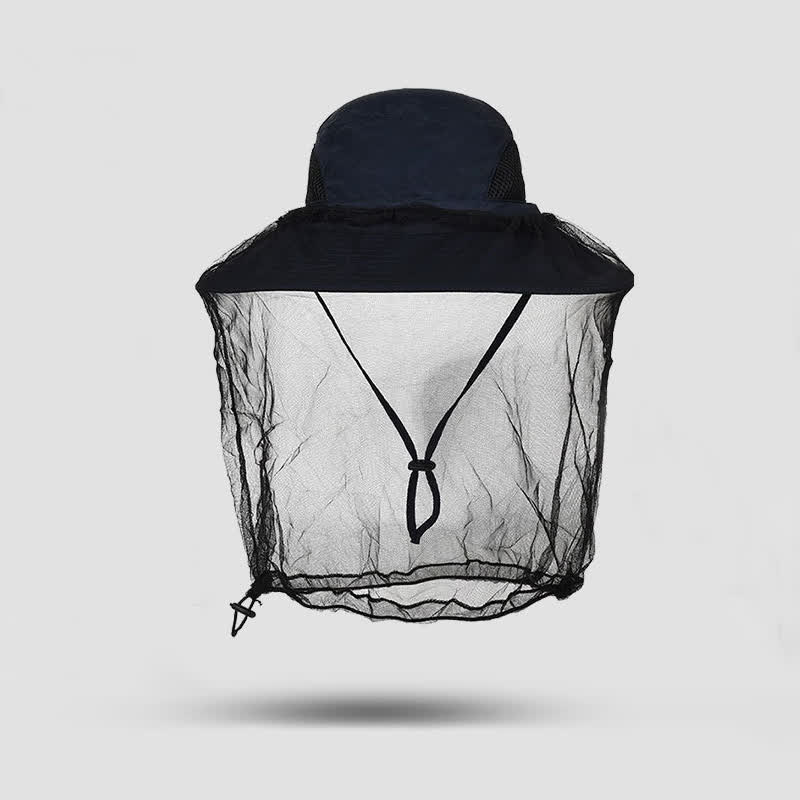 Outdoor Sun Protection and Anti-mosquito Bucket Hat